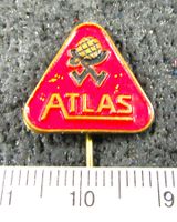 ATLAS LANDWIRTSCHAFT GERÄTE BAGGER ANSTECKNADEL VINTAGE