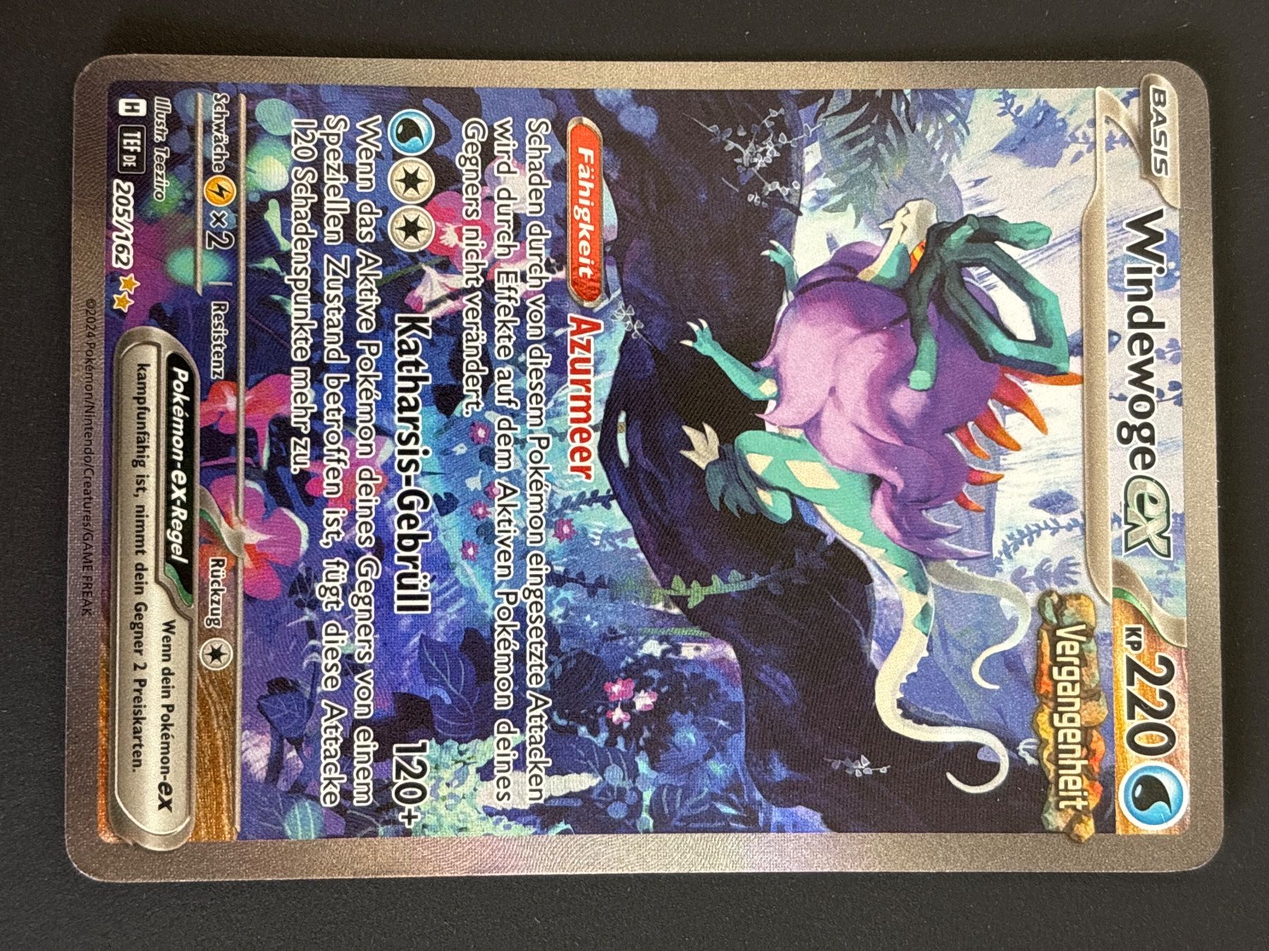 Pokémon Sammelbilder & Trading cards: Windwoge EX 205/162 – Gebraucht aus Solothurn von mor_b7vt