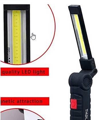 Lampen: Lampe de poche COB, Rechargeable à Base Magnétique – Neu und originalverpackt aus Penthalaz von Adrien011 3