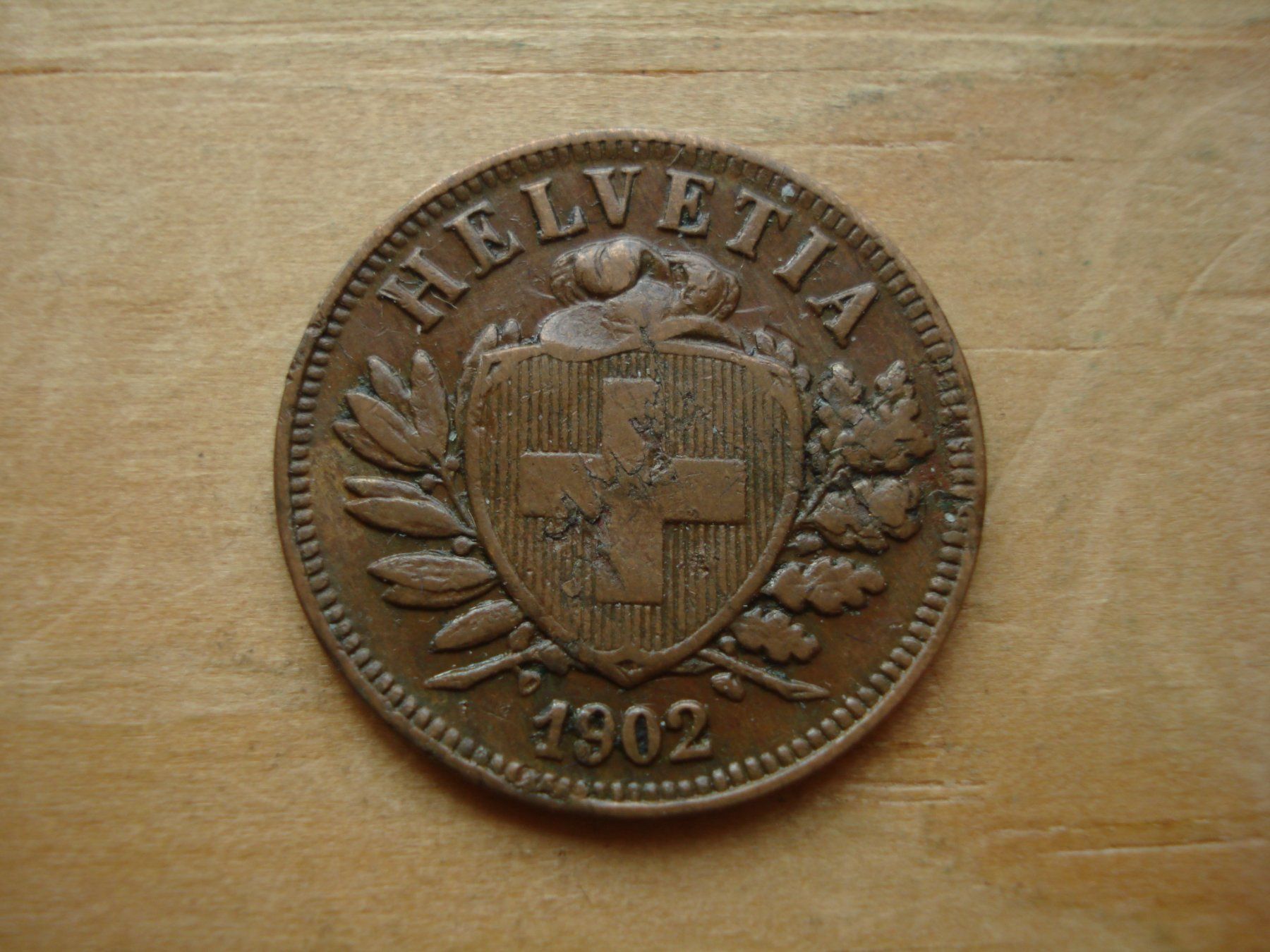 Tutti le monete: (Z3) 2 Rappen 1902 – Usato da Erlach venduto da Net-Coins