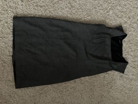 Elegantes Business Kleid Gr. 38 Dunkelgrau Büro chic