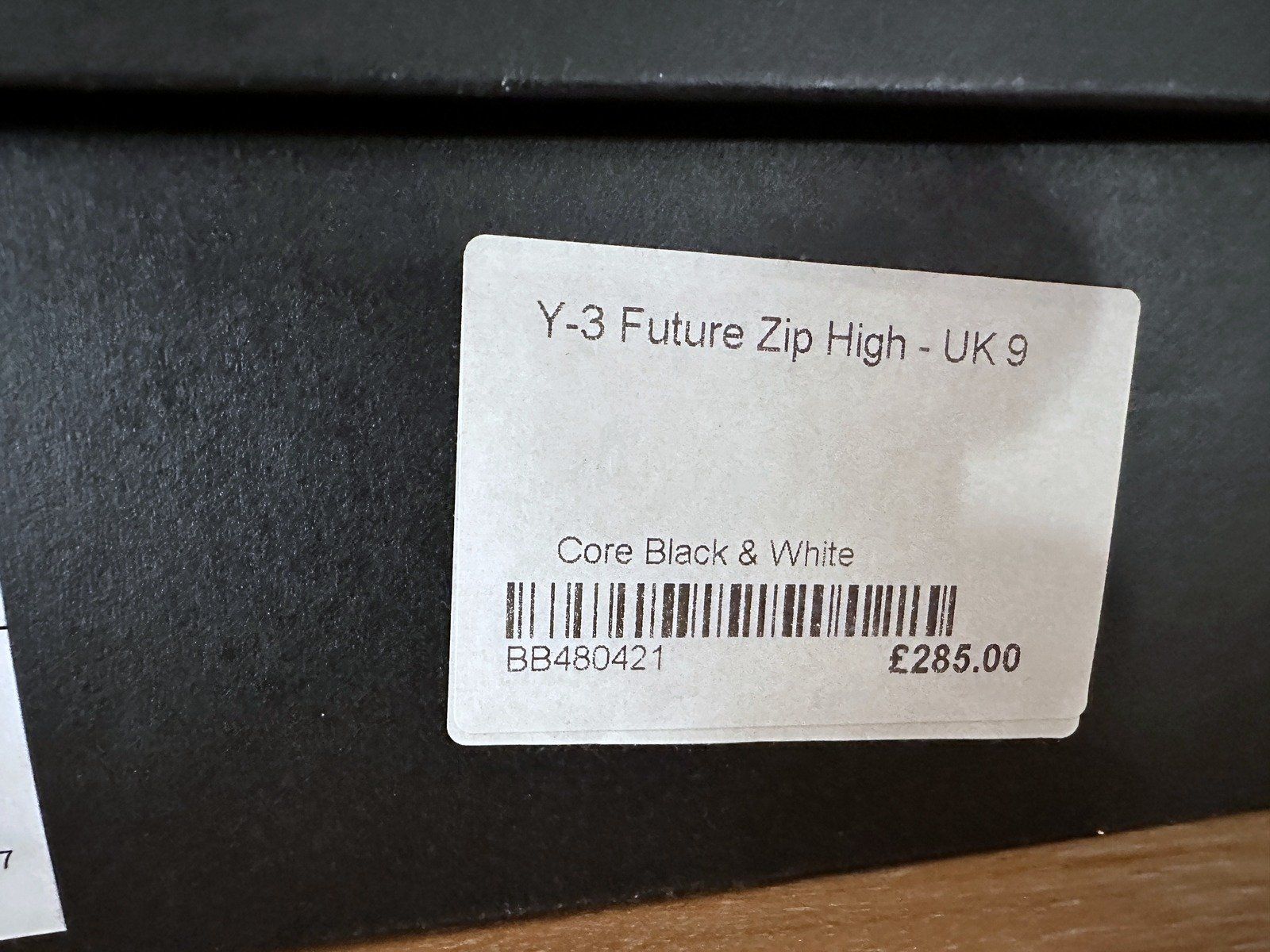 Y-3 Scarpe da uomo: adidas Y-3 Future Zip High EU 43 – Usato da Dotzigen venduto da YGMT 3