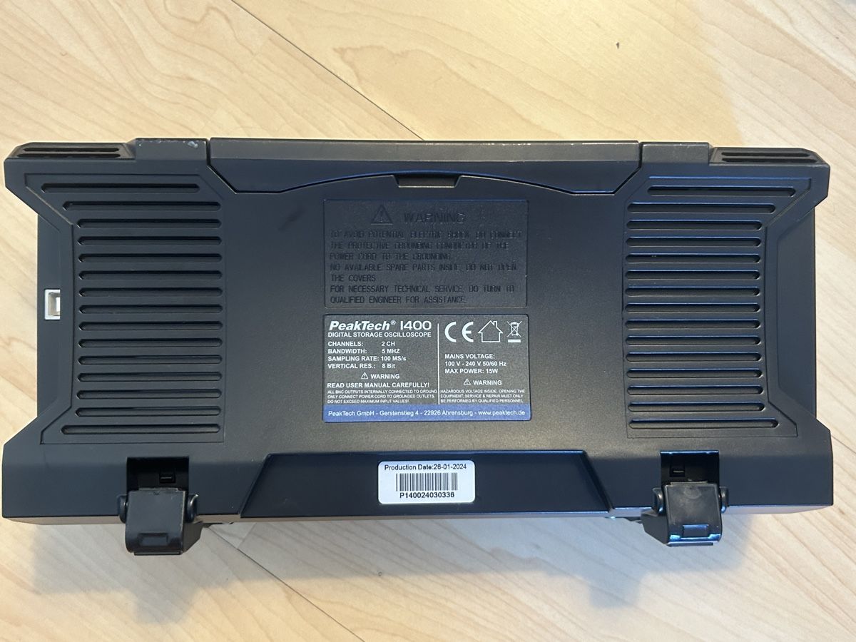 Misurare: DSO Peaktech 5MHz   100MS/s – Nuovo (secondo la descrizione) da Zürich venduto da Maurus_1 3
