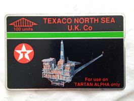 Telefonkarte British Telecom. Texaco North Sea CUR026