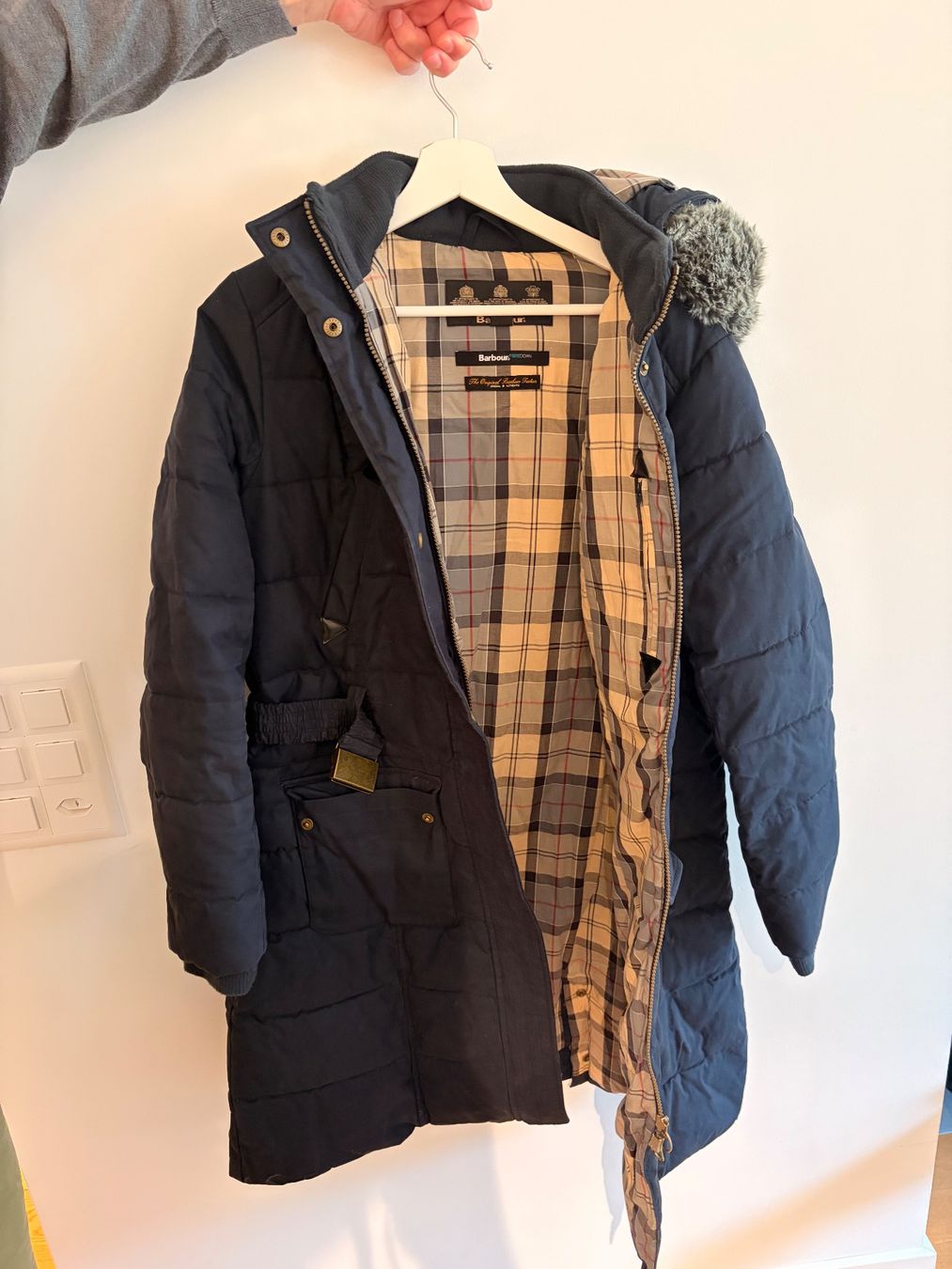 Barbour Mäntel: Barbour Wintermantel blau gr 42 – Gebraucht aus Ebmatingen von anniussi