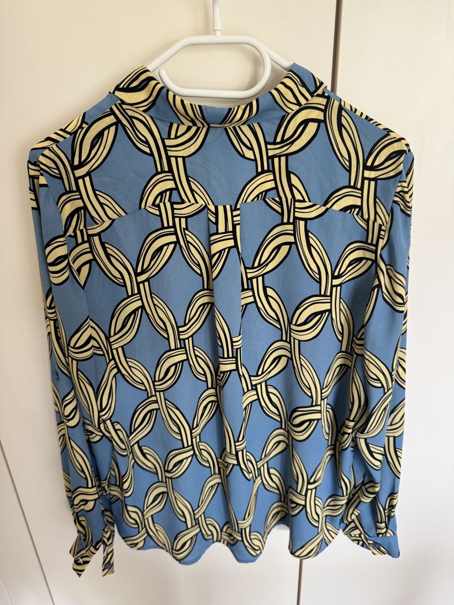 Steffen Schraut Camicette: Bluse Steffen Schraut blau gelb 38 – Usato da Oberglatt ZH venduto da jul_nhy7 2