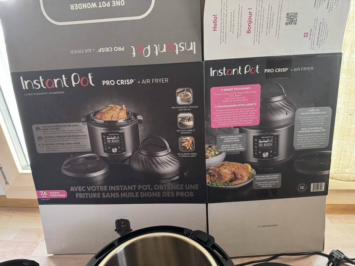 Elettrodomestici da cucina: Instant Pot pro crisp + air fryer – Usato da Zürich venduto da Laurin____ 5