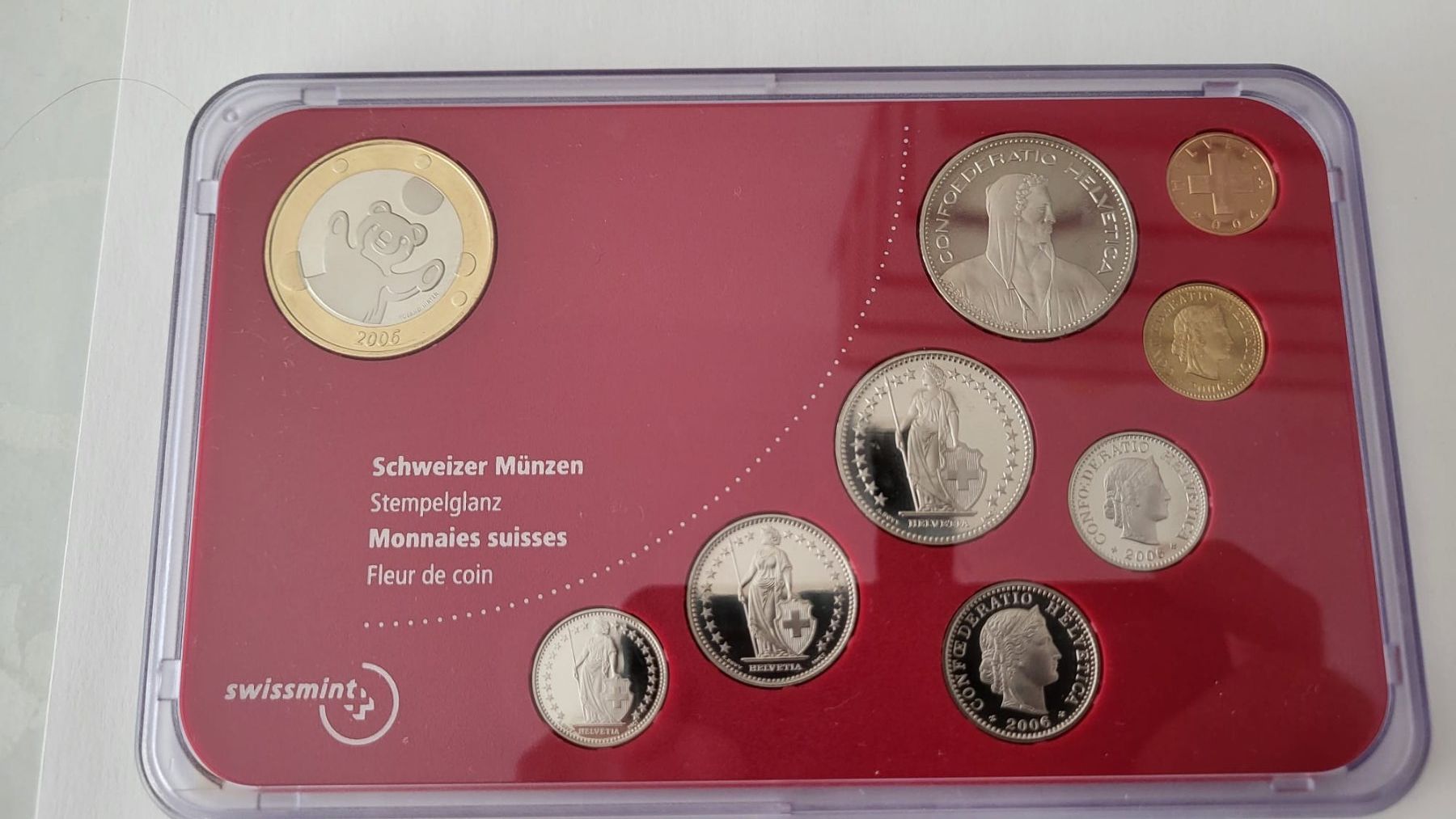 Tutti le monete: Baby set 2006 – Nuovo e nell'imballaggio originale da Chamoson venduto da Mauritius1