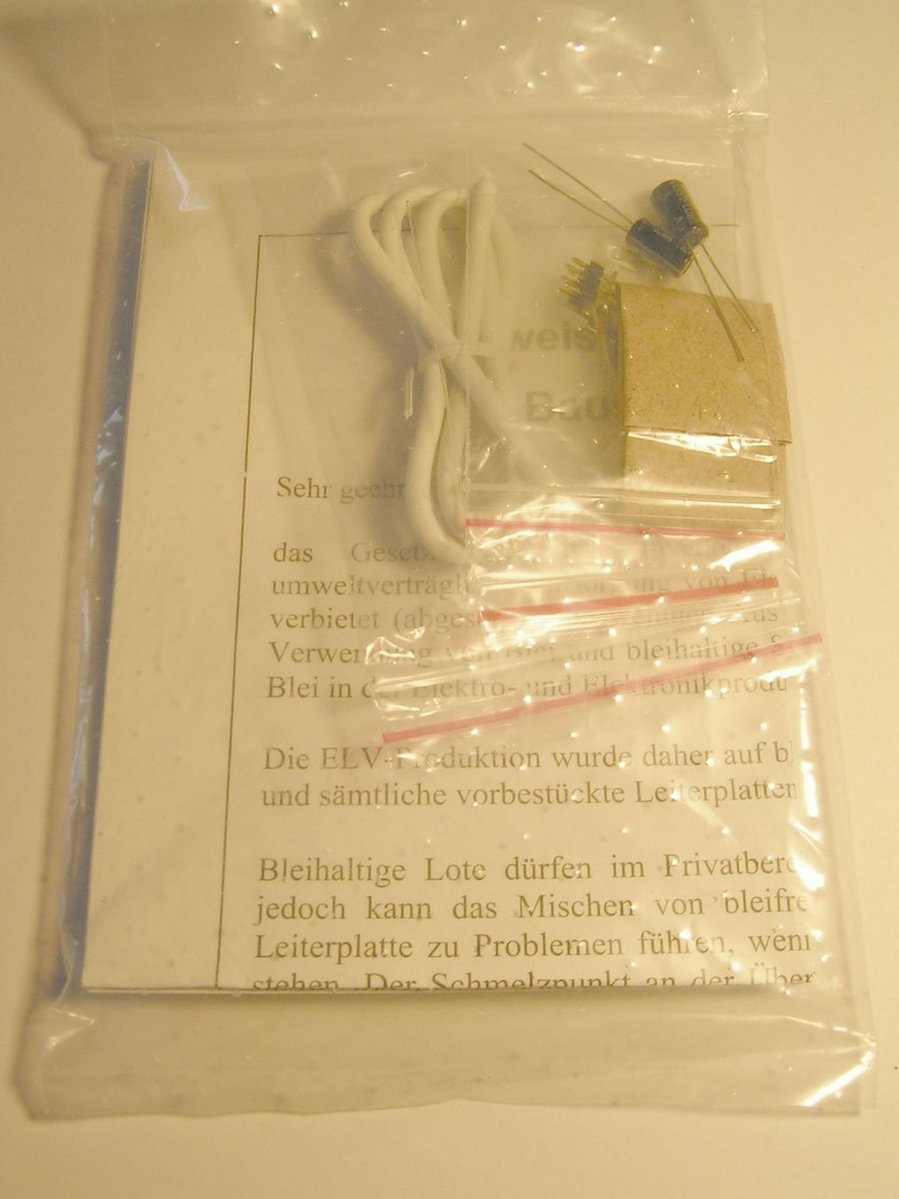 Componenti elettronici: ELV Bausatz Berührungsloser Taster BLT1 – Nuovo e nell'imballaggio originale da Nussbaumen AG venduto da Muerik 2