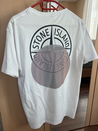 Stone Island T-Shirt, Weiss, Grösse L,  Top Zustand!