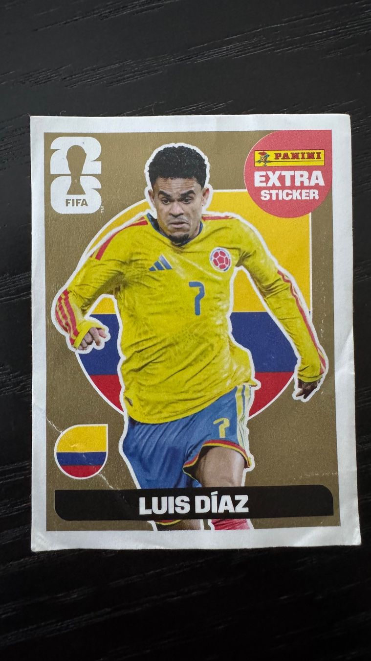 Panini Carte collezionabili: Luiz Diaz Extra Sticker Gold WM 2026 – Nuovo (secondo la descrizione) da Unterengstringen venduto da RILORAMO
