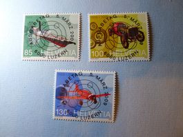 2009 Sondermarke Verkehrshaus ET Vollstempel 1302-1304