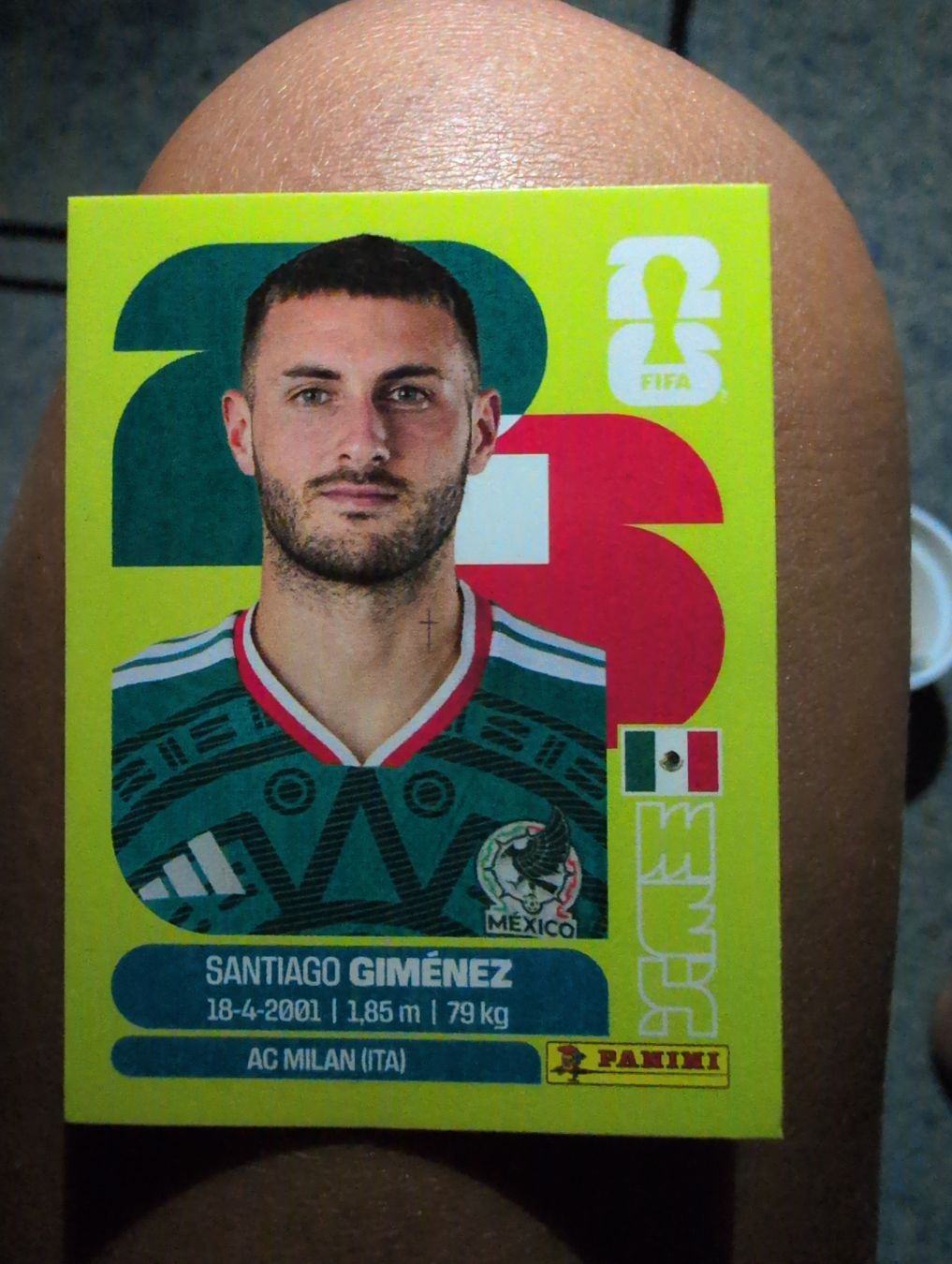 Panini Carte collezionabili: Santiago Giménez MEX 16 – Nuovo e nell'imballaggio originale da Lausanne venduto da KarolyneBaiao