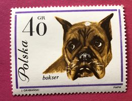 Briefmarken aus Polen Hunde UNGESTEMPELT