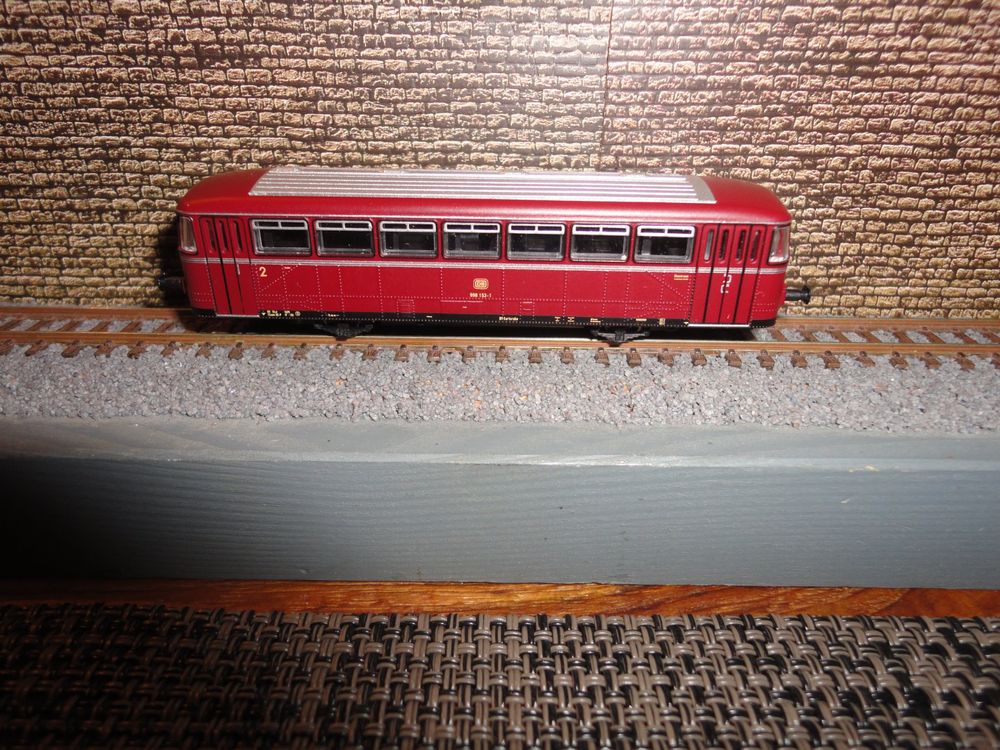 Beiwagen Schienenbus BR998 rot Minitrix 15855 Spur N (Neu (gemäss ...