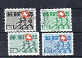 Infanteie 211A+213A+215A+217A Inf.Rgt.25 Kat.120.-