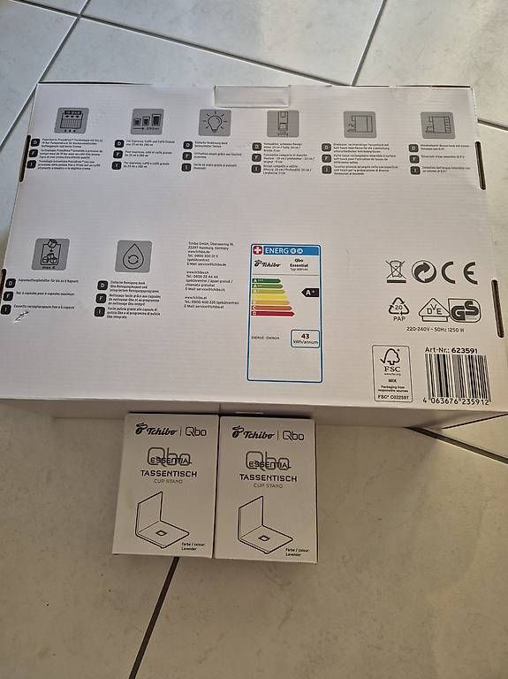 Macchine per caffè & Macchine per espresso: Tchibo Qbo Essential kaffeemaschine schwarz – Usato da marly venduto da Leg_chipie21 3