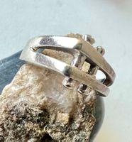 Vintage Silberring 925 Modernist Design Skandinavischer Stil