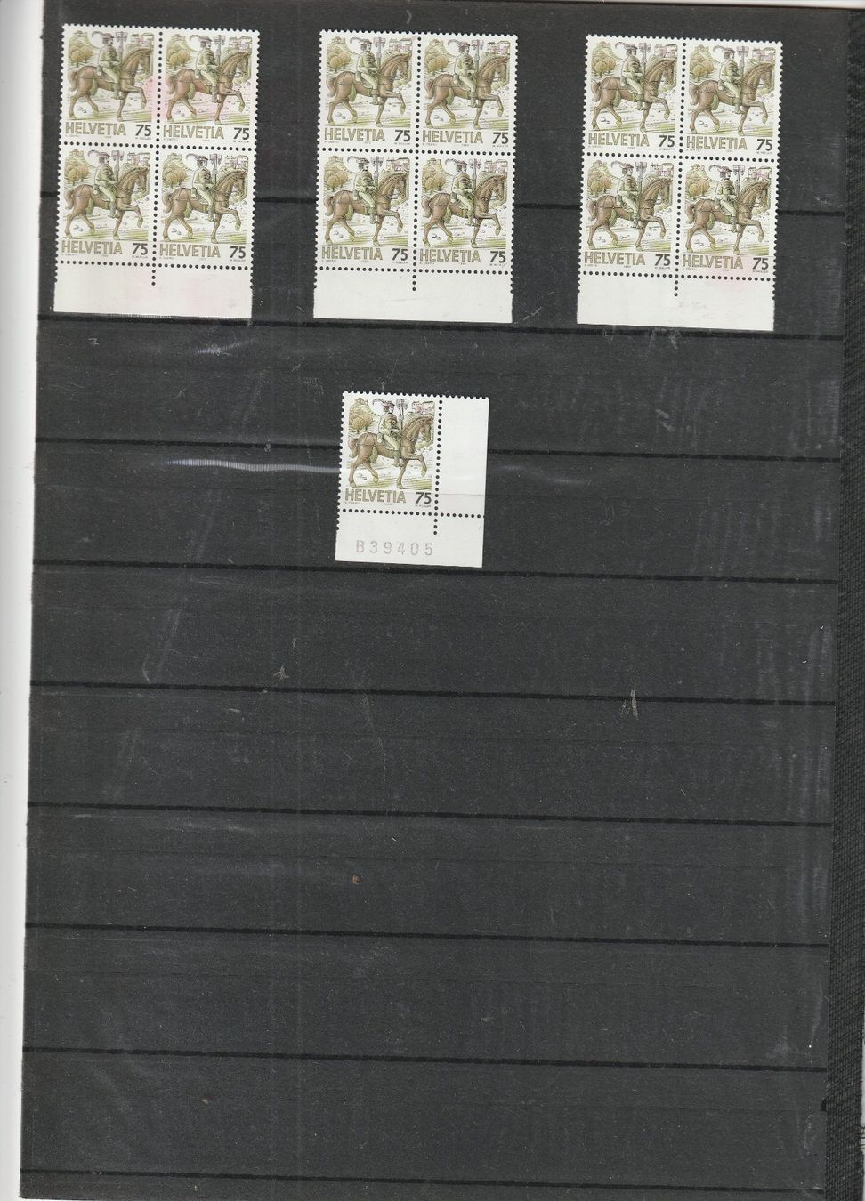 Alle Briefmarken: CH Frankaturware  Sondermarken / Dauermarken – Gebraucht aus Rupperswil von Ema10 1