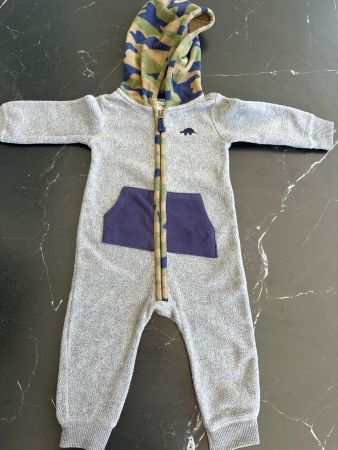 Carter’s Fleece bodysuit, Grösse 12 Monate