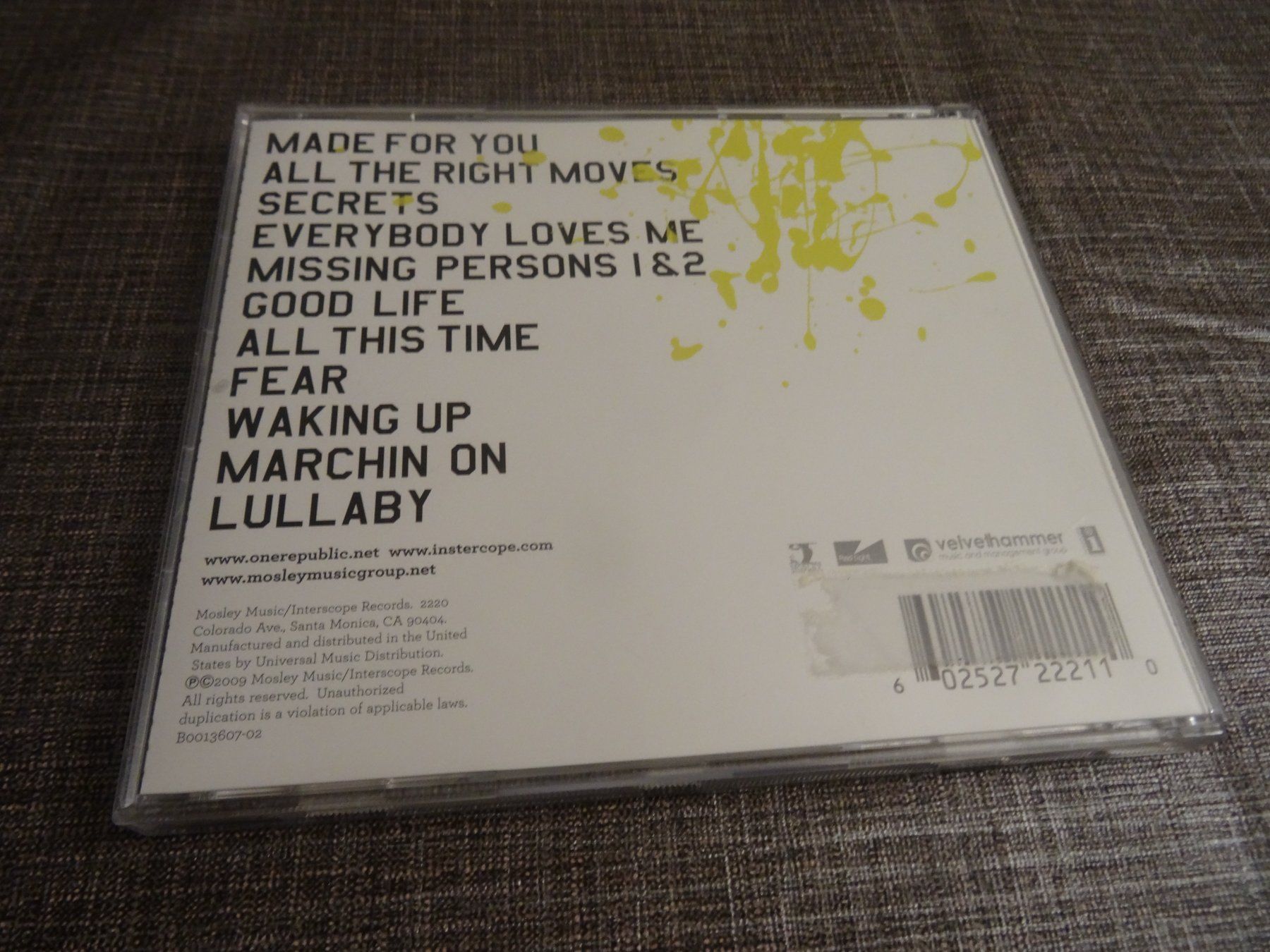 CD: OneRepublic - Waking Up CD – Usato da Olten venduto da Disc-Ausverkauf 1