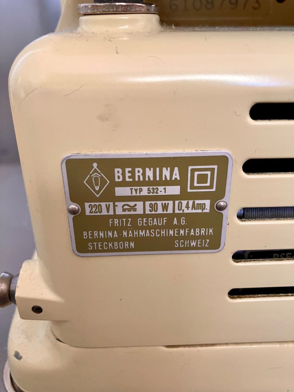 Bernina Nähmaschinen: Bernina Typ 532-1 – Gebraucht aus Chur von dajeh 2