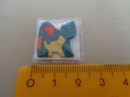 Puzzle Holz Katze 1:12 für das Puppenhaus/Laden