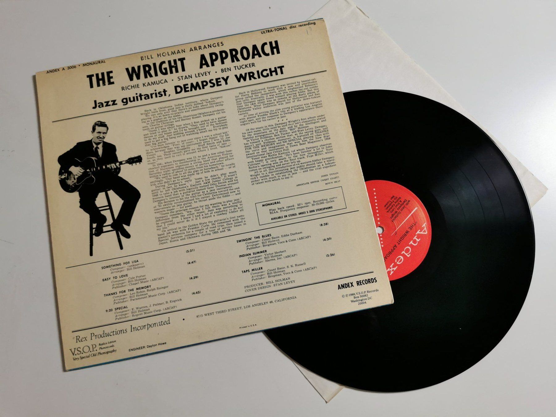 Vinyles: BILL HOLMAN . THE WRIGHT APPROACH – D'occasion à Grafenried par House-of-Oldies 1