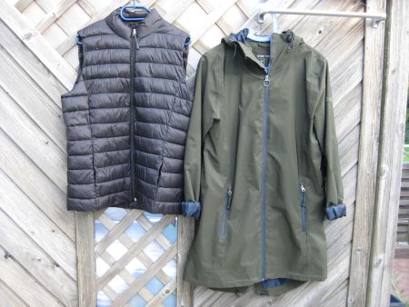 Set Regen/Outdoormantel/Weste Gr.M  2 Teile 1 Preis  :)