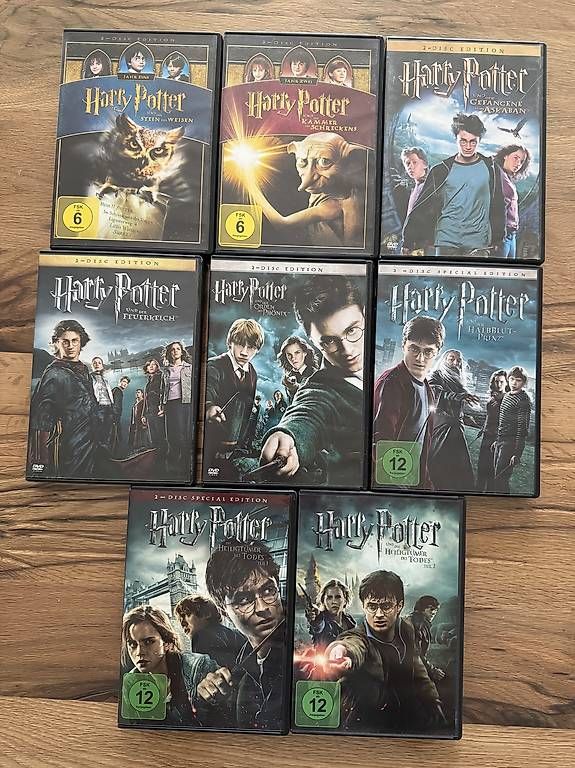 Tutti i DVDs: Harry Potter 18  komplette DVD Sammlung – Usato da Unterentfelden venduto da Mr.Dox