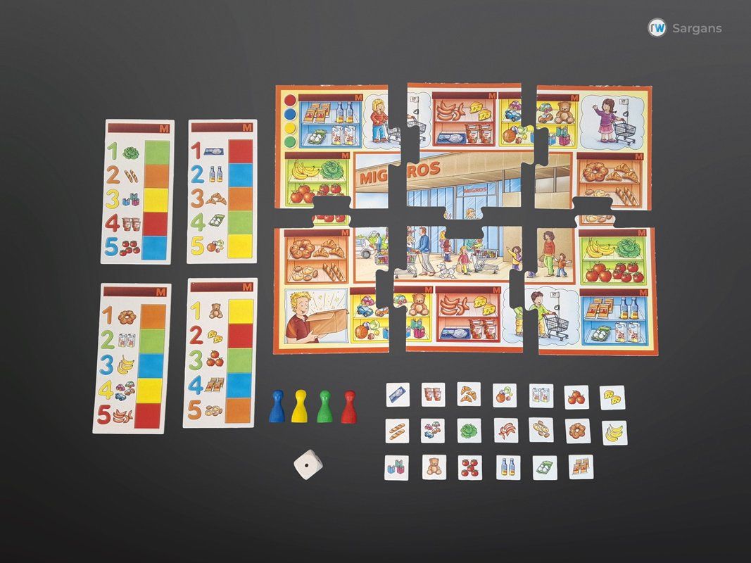 Ravensburger Giochi: RAVENSBURGER Einkaufen macht Spass – Usato da Sargans venduto da Restwert_Sargans 3