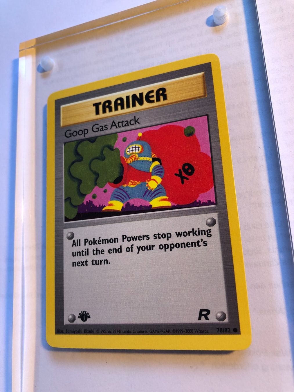Sammelbilder & Trading cards: Goop Gas Attack 1st Team Rocket - MINT - ab 1.- – Gebraucht aus Giubiasco von dan_pr8b 2