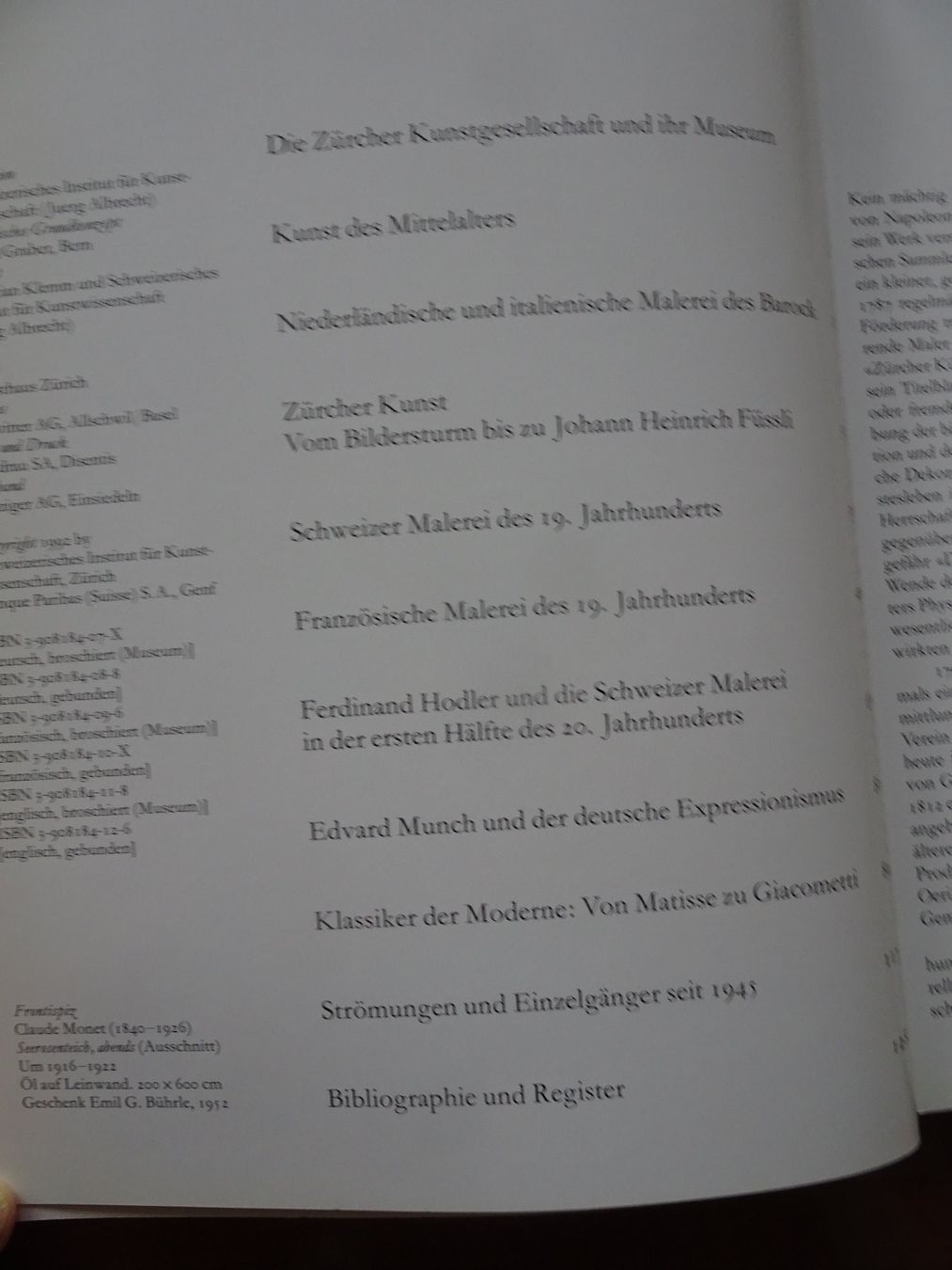 Bücher: Kunsthaus Zürich - Sammlung – Gebraucht aus männedorf von purzelchen 1