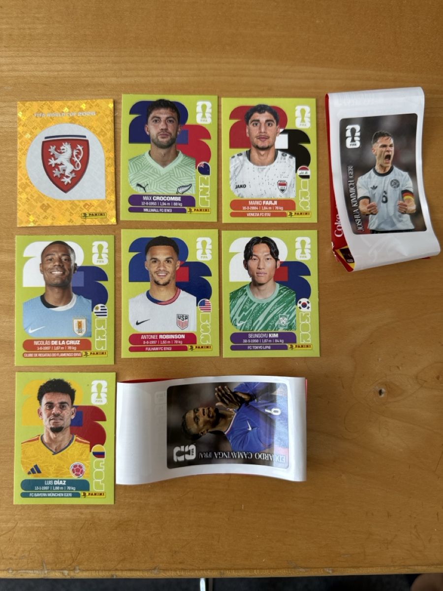 Panini Carte collezionabili: Panini WM2026 7x plus 2x Cola Sticker – Usato da Arbon venduto da homebender 1