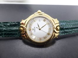 Montre homme CHAGAL à quartz bracelet en cuir vert