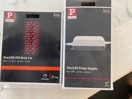 LED Streifen inkl. Netzteil von Paulman
