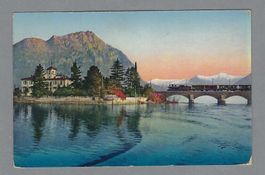 1927, PONTE DI MELIDE, LA ROMANTICA + GOTTHARD DAMPFZUG
