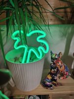 LED-Deko-Palme Grüne & Pink Flamingo Deko-Leuchte