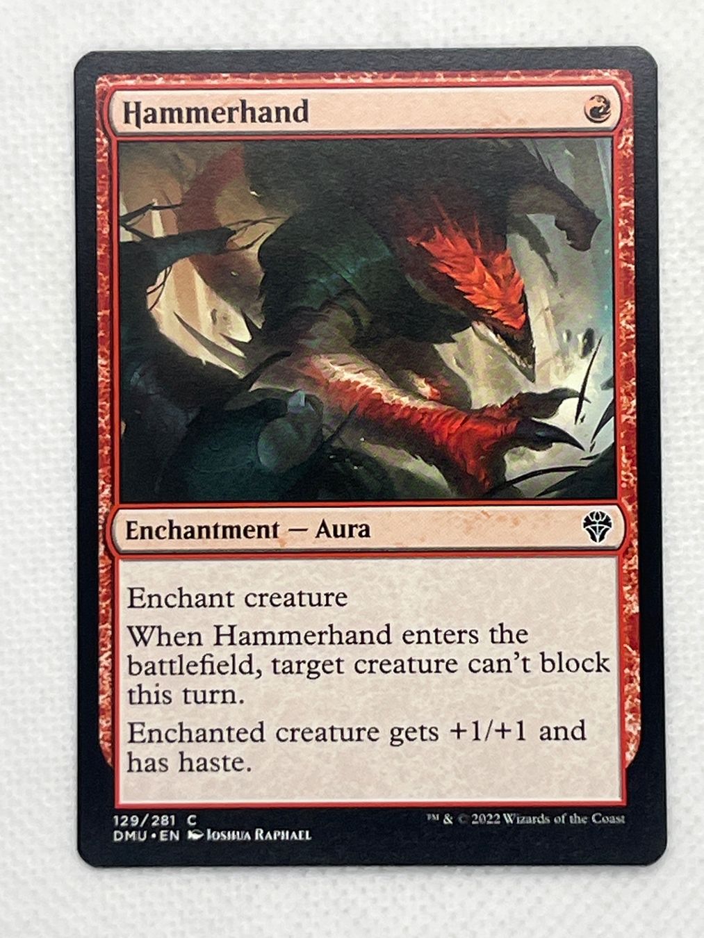 Magic The Gathering Carte collezionabili: Hammerhand - Magic the Gathering MTG - Einzelkarte DMU – Usato da Hinterkappelen venduto da Kim1992