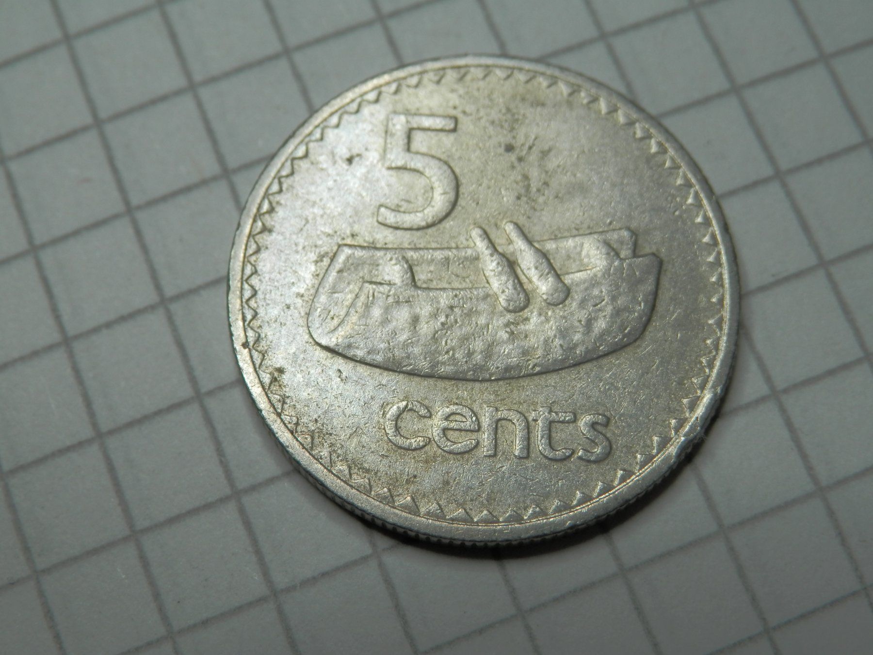 Tutti le monete: Fidschi  5 Cent, 1969 – Usato da Weiach venduto da weiach81 1
