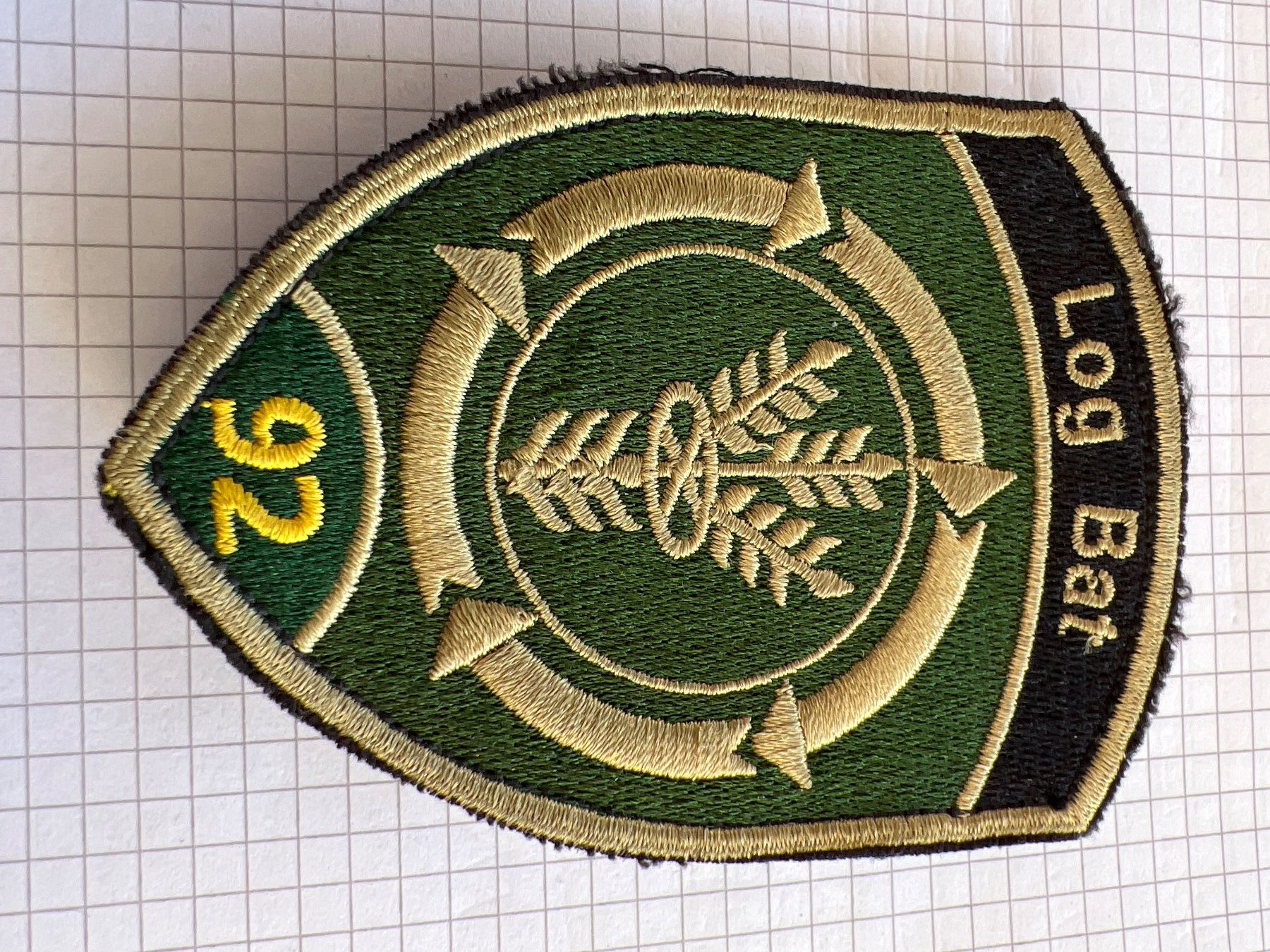 Schweizer Armee Plaketten & Abzeichen: Armee Badge Log Bat 92 – Gebraucht aus Thun von IBT1