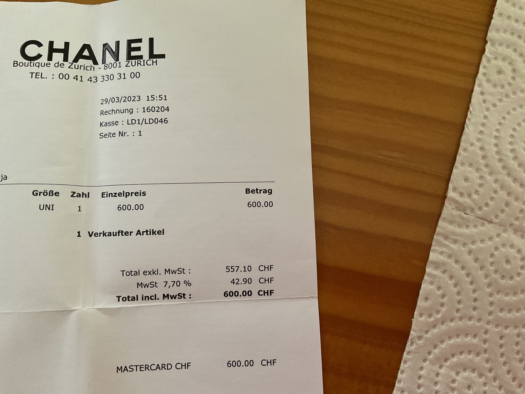 Chanel Boucles d'oreille: Chanel Ohrringe Comete – Neuf (Voir description) à Zuerich par SaTs-43 7