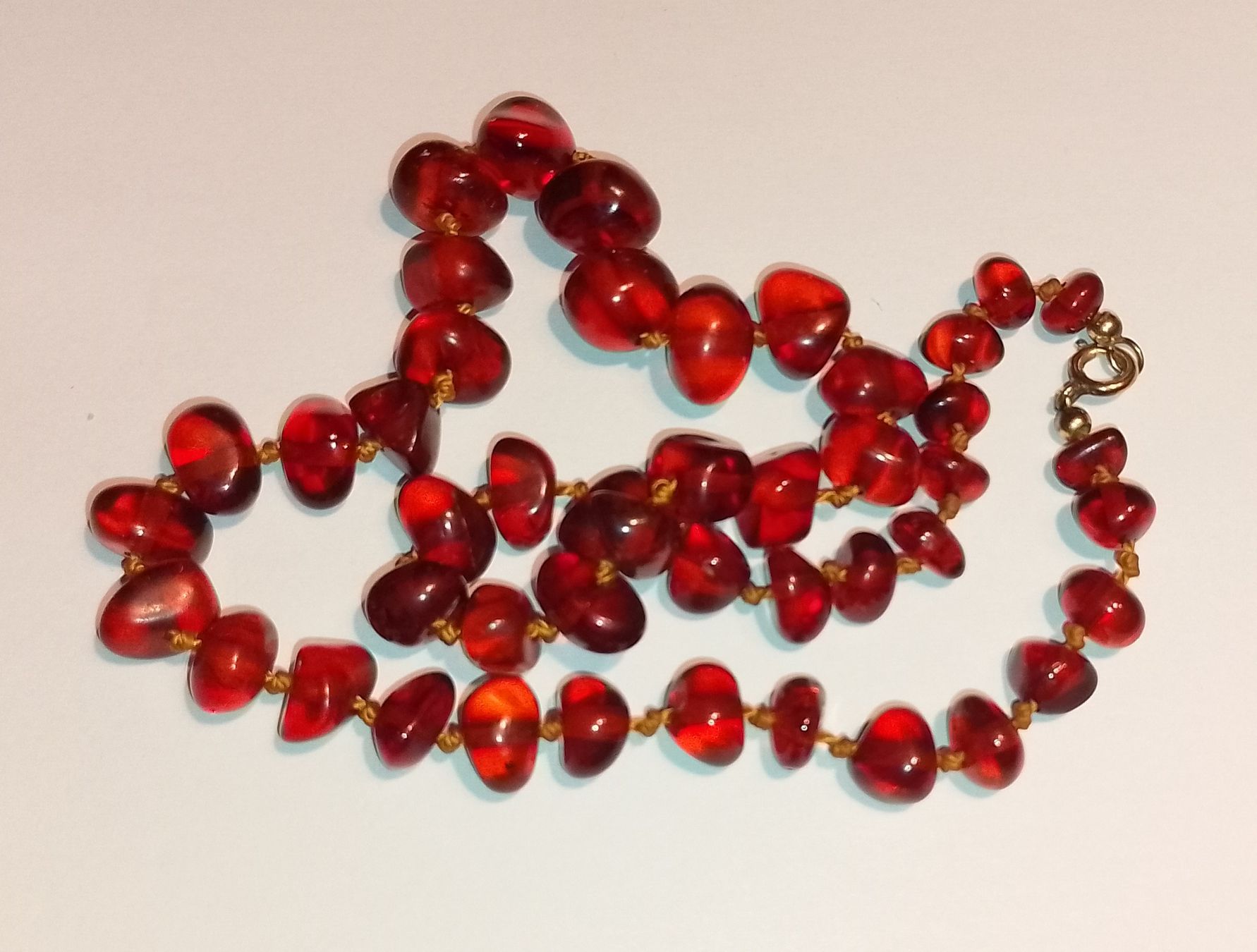 Catenine: Bernsteinkette 43 cm – Usato da Therwil venduto da col_m6rx