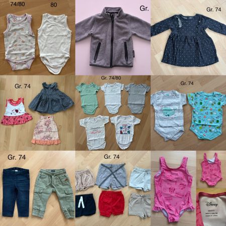 Grosses Babykleider-Paket Mädchen, Gr. 74/80, Top Zustand