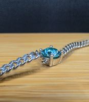 Bracelet argent avec diamant de moissanite de 1 ct GRA