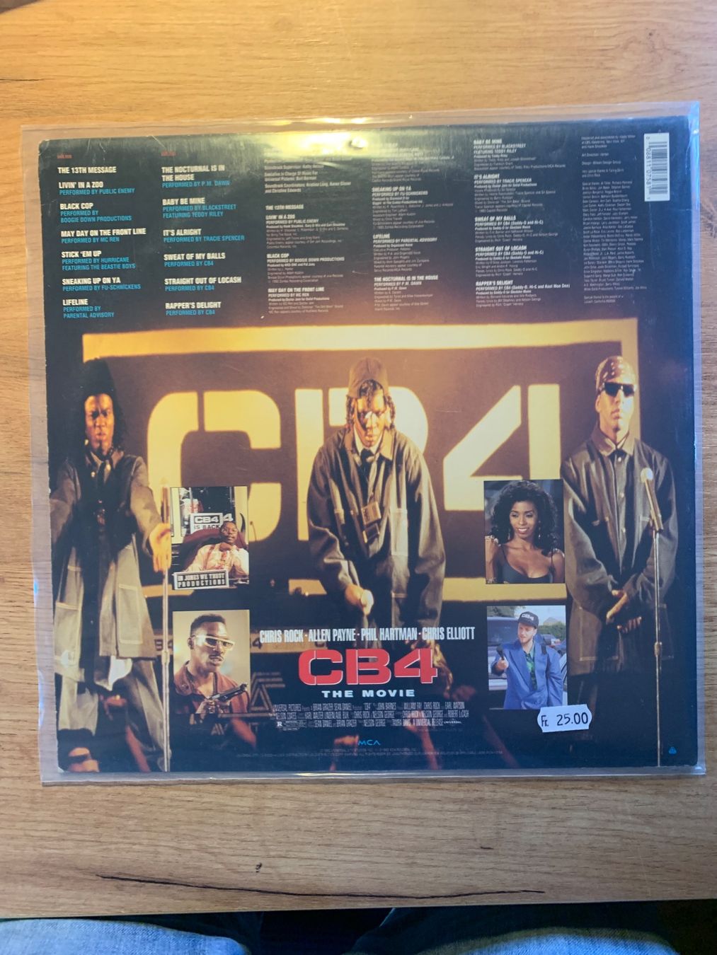 Dischi in vinile: CB4 / OG US 1993 VG+/VG+ – Usato da Gals venduto da Diskopatshop 1