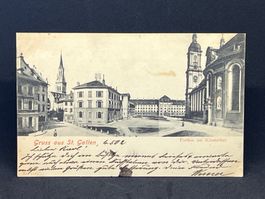 St. Gallen: "Parthie am Klosterhof"