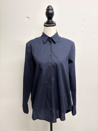 Seidensticker Bluse dunkelblau Gr. 36 Baumwolle