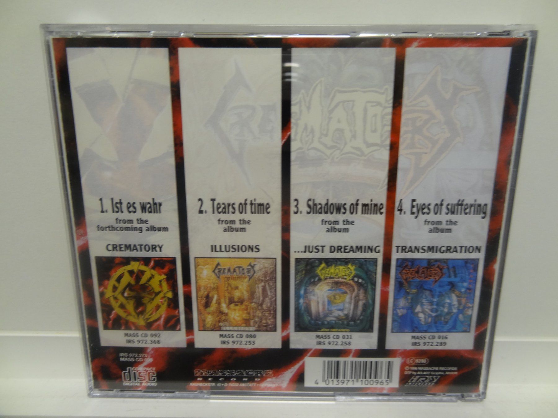 CDs: Crematory, Ist Es Wahr E.P. – Gebraucht aus luzern von musicandart 1