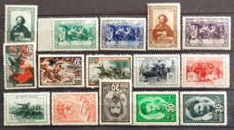 СССР: Des timbres neufs **/* des années 1944 et 1945
